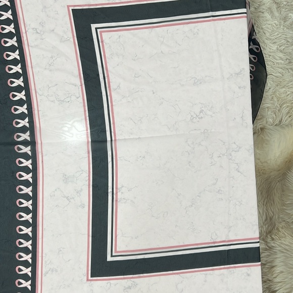 - Peter Nygard Sheer Pink ribbon campaign scarf - Picture 4 of 4